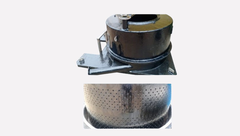M.S. Graphite Lined Centrifuge Basket